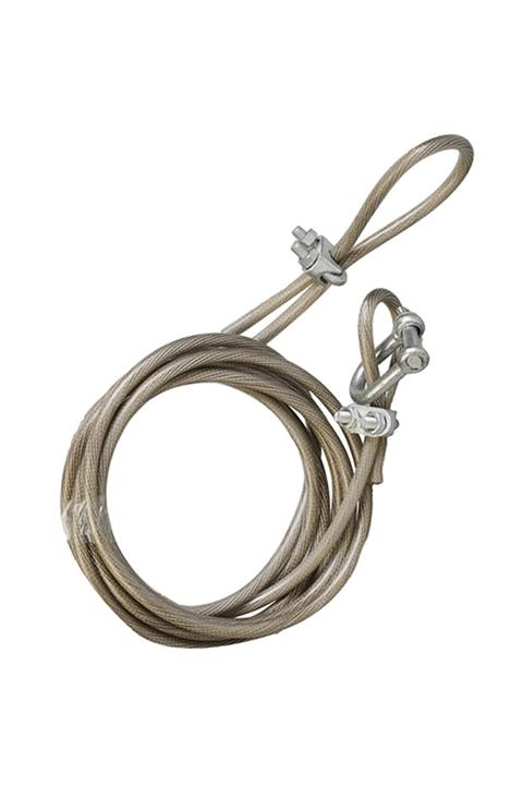 AKSUFEZ Pvc Kaplı Çelik Halat Araç Çekme Çeki Halatı 3.5 M