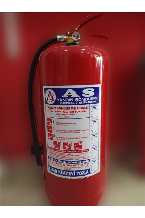 AS YANGIN 12 Kg (Foam Köpüklü) Yangın Söndürme Tüpü + 4 Yıl Garanti + 2021 Üretim