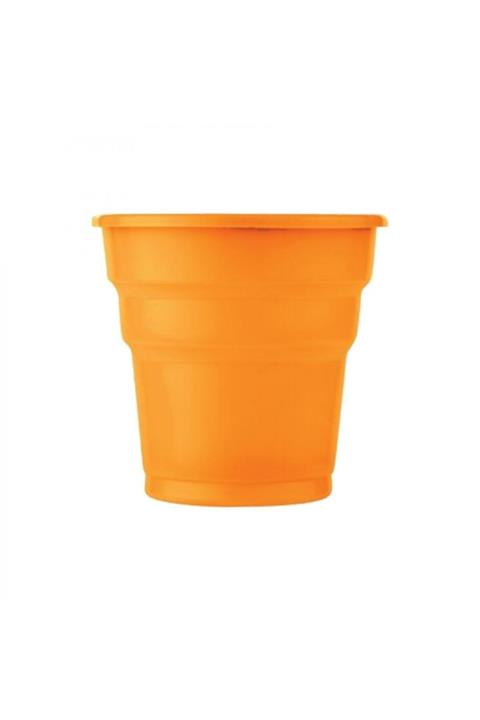 Adana Pasta Malzemeleri Turuncu Plastik Bardak 25 Li