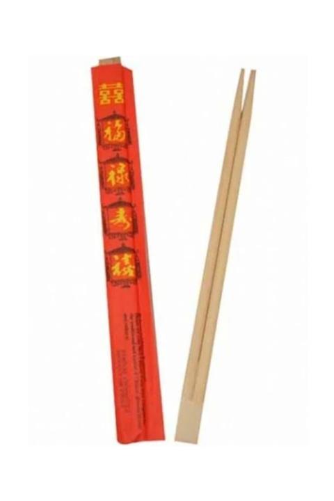 Benefisha Chopstick M0004-24r Bambu Kırmızı Ambalaj 25 Çift