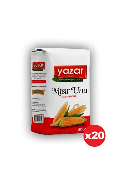 YAZAR Mısır Unu 400 Gr X 20 Adet