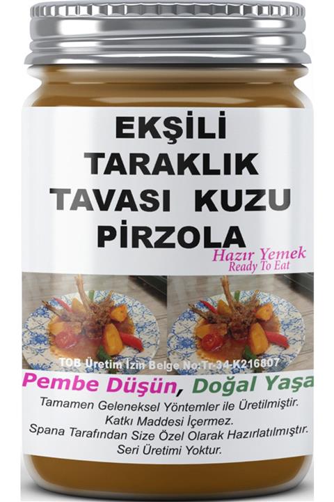 SPANA Ekşili Taraklık Tavası Kuzu Pirzola Ev Yapımı Katkısız 330 gr