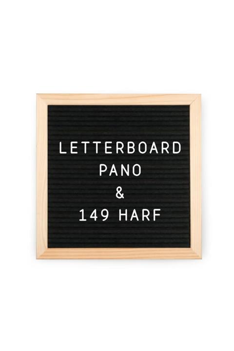 TUTYAKALA Letterboard Pano - 149 Harfli Ahşap Yazı Panosu