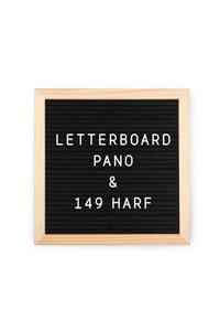 TUTYAKALA Letterboard Pano - 149 Harfli Ahşap Yazı Panosu