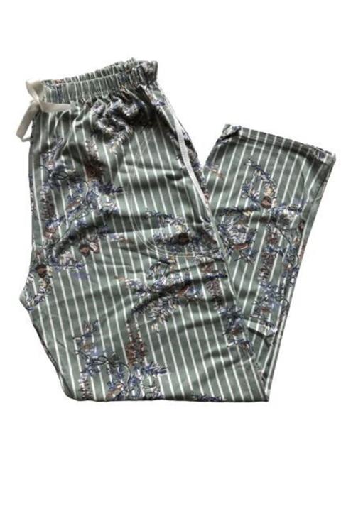 Pijamoni Bayan Battal Pijama Altı %100 Pamuk