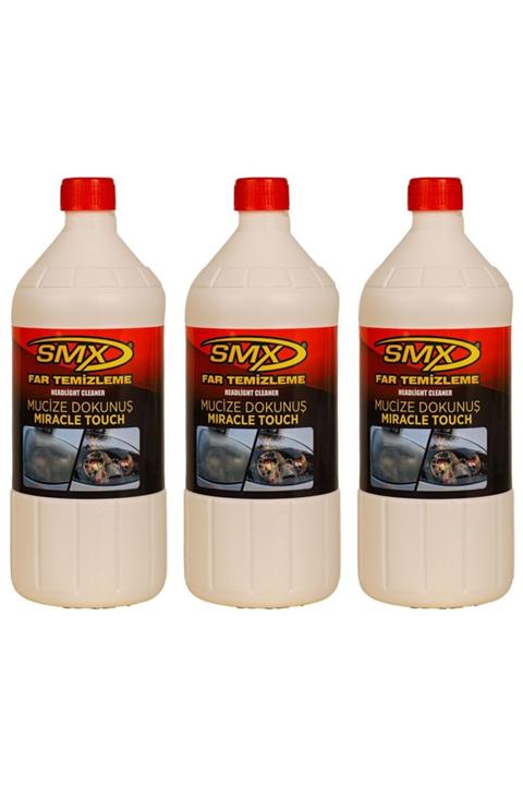 SMX Buharlı Araba Far Temizleme Sıvısı 3 litre
