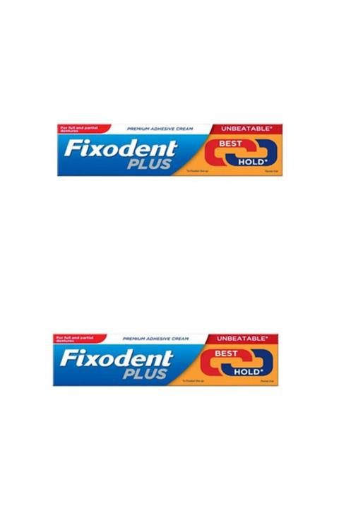 Fixodent Plus 40g Diş Protez Yapıştırıcı Krem 2 Paket