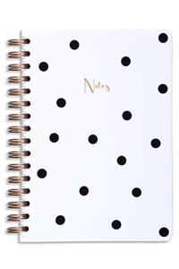 Matt Notebook A5 15x21 Cm Spiralli Çizgili Tarihsiz Not Defteri Puantiye