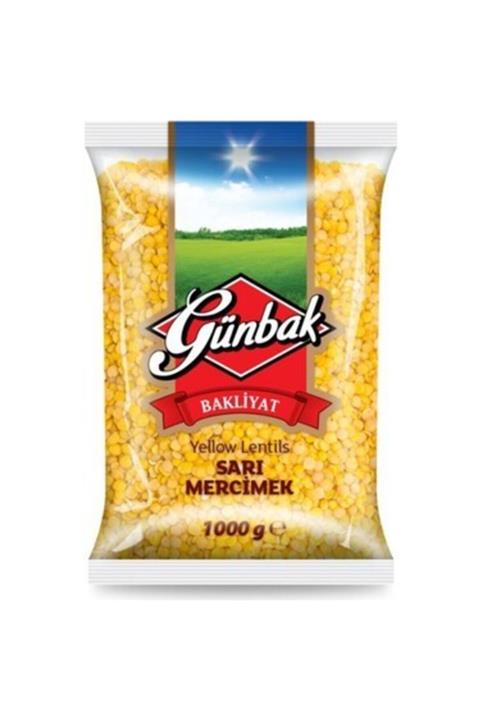 Günbak Yerli Sarı Mercimek 1 Kg X 2 Adet