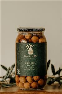 Kariafarm Yeşil Zeytin 1.350gr Net 900gr Çizme El Yapımı Katkısız Doğal Ürün