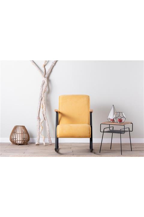 Pafu Yoka Sallanan Sandalye - Hardal