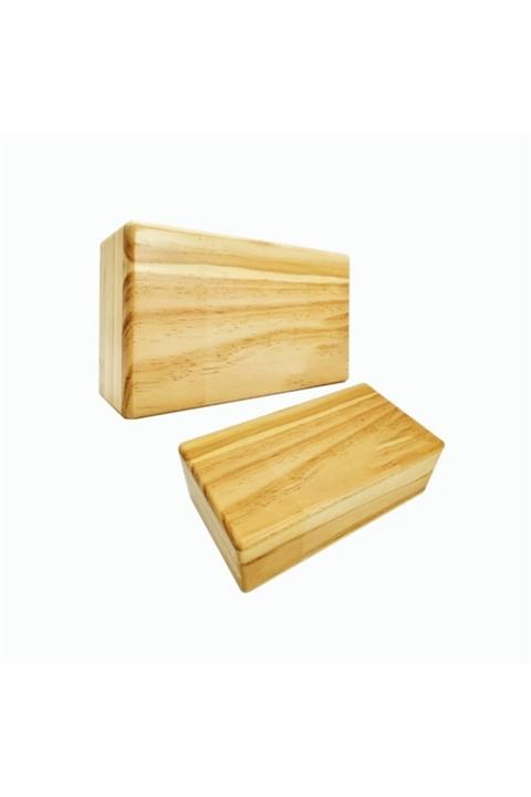 NİRVANADESİNG Ahşap Yoga Bloğu