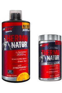 Bigjoy Sports L-carnitine 3000mg/ /thermonator Ripped 120 Thermojenik