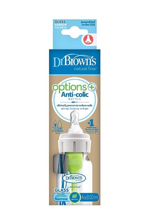 Dr Browns Gaz Yapmayan Cam Biberon 120 ml