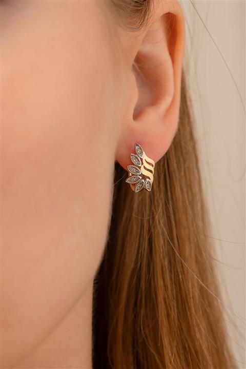 GençTaş Kuyumculuk 14 Ayar Altın Firdevs Küpe