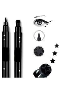 Cosmetichane Çift Taraflı Yıldız Desenli Kalem Eyeliner