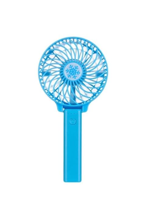 Mi7a Mini Usb Şarjlı Katlanır Taşınabilir El Fanı Mavi