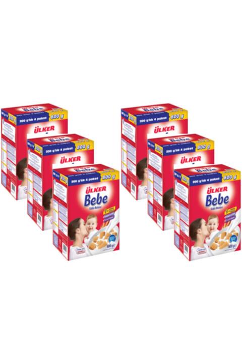 Ülker Bebek Bisküvi 800 Gr. X 6 Adet