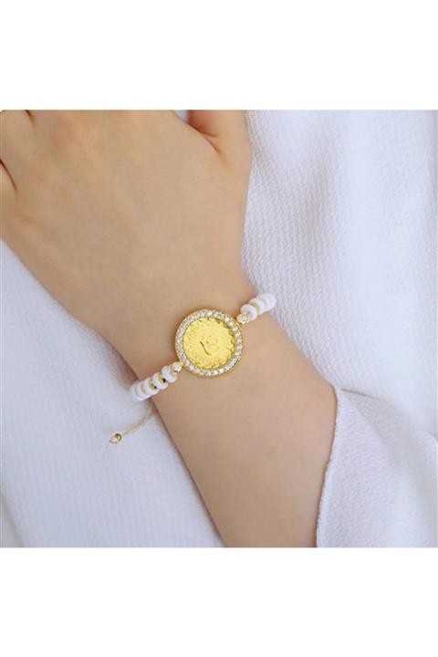 VeraDesignGold Çeyrek Altınlı Bileklik