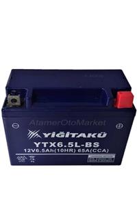 YİĞİT AKÜ 12 V 6.5 Ah-amper Ytx6.5l Motosiklet Aküsü