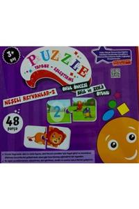 Beceri Dünyası Puzzle Yapboz Eşleştirme Neşeli Hayvanlar 2