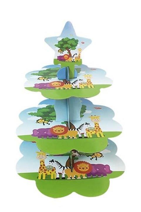 Trend 38 parti malzemeleri Safari Kek Standı