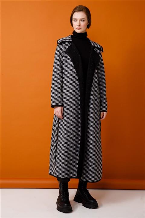 Ghisa Kuşaklı Kap Siyah Gri