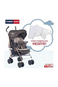 Tommybaby Ottoman Gold Alüminyum Lüx Tam Yatar Baston Bebek Arabası