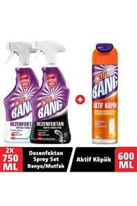 Cillit Bang Antibakteriyel Mutfak & Banyo Set + Aktif Köpük