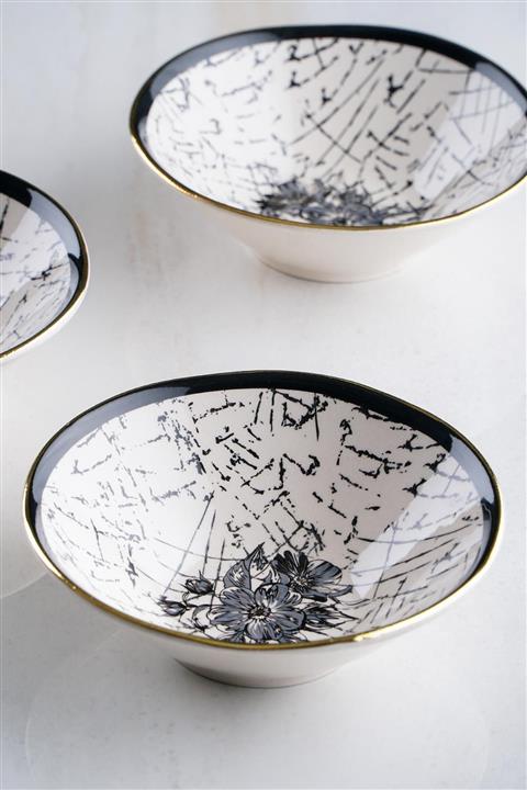 ACAR Kamelya Seramik Çorba Kase 6lı