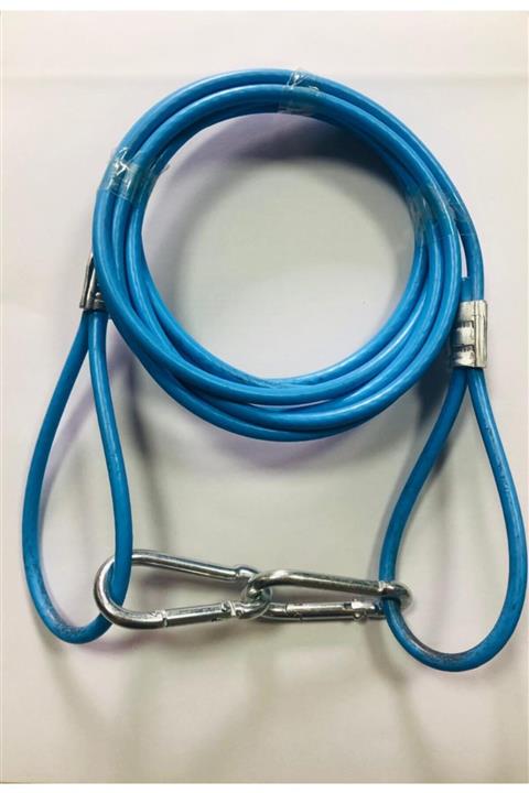 Atahan Pet Atahanpet 6mm Çelik Bahçe Bağlama Halatı 2,75 Mt.