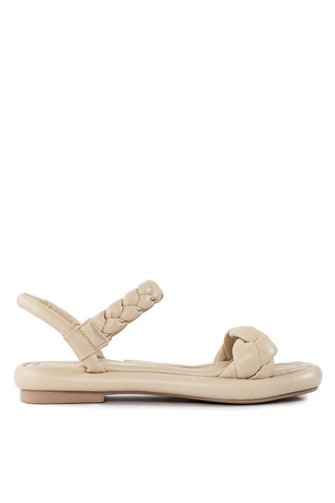 Sole Sisters Düz Sandalet Bej - Rennes