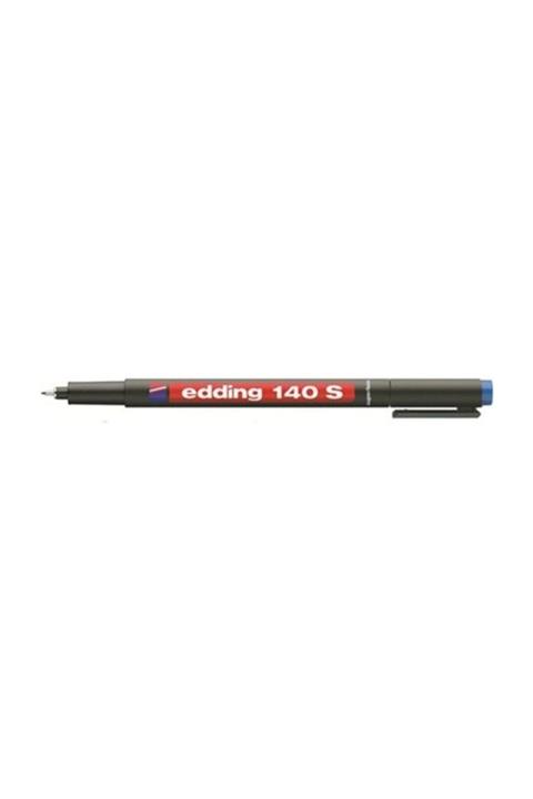 Edding 140 S (S) Mavi Ince Iğne Uçlu Asetatlı Permanent Cd Kalemi 10'lu