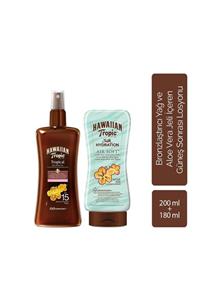 Hawaiian Tropic Avantajlı Koruyucu, Bronzlaştırıcı Ve Güneş Sonrası Bakımı Seti