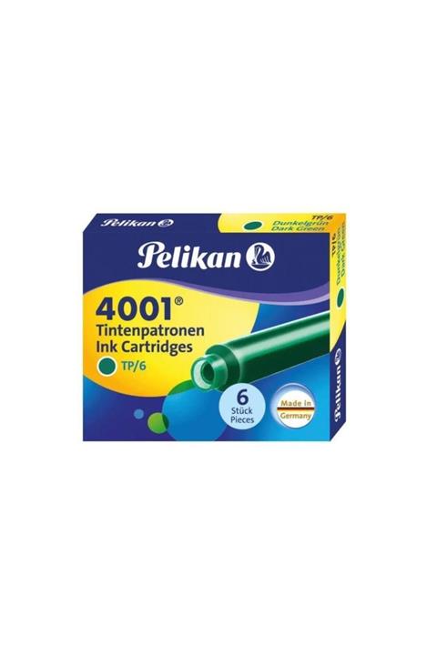 Pelikan Tp6x Dolma Kalem Kartuşu Yeşil