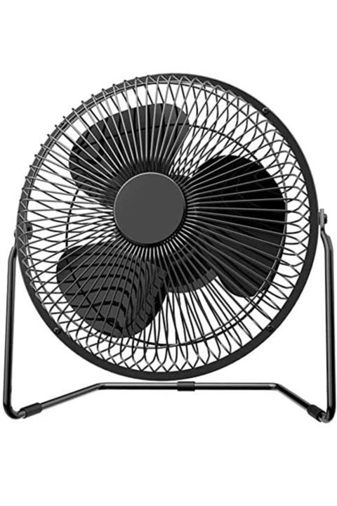 HADRON Masaüstü Fan Usb Metal Vantilatör 18x18 Cm