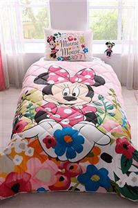 Taç Pembe Lisanslı Disney Minnie Yorgan Seti