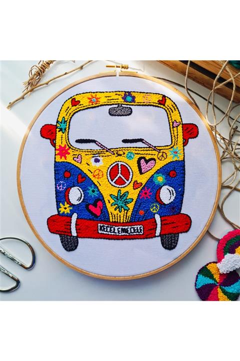 kecelemecele punch Dekoratif Punch Nakışı Pano