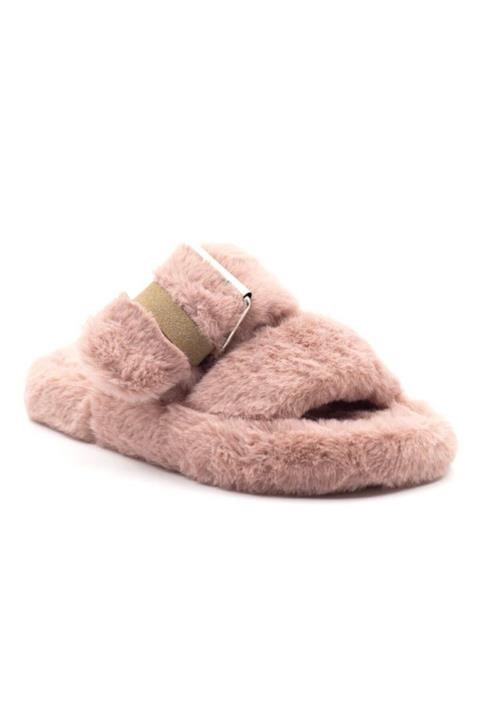 PIPONS Visby Rose Peluş Kadın Ev Terliği