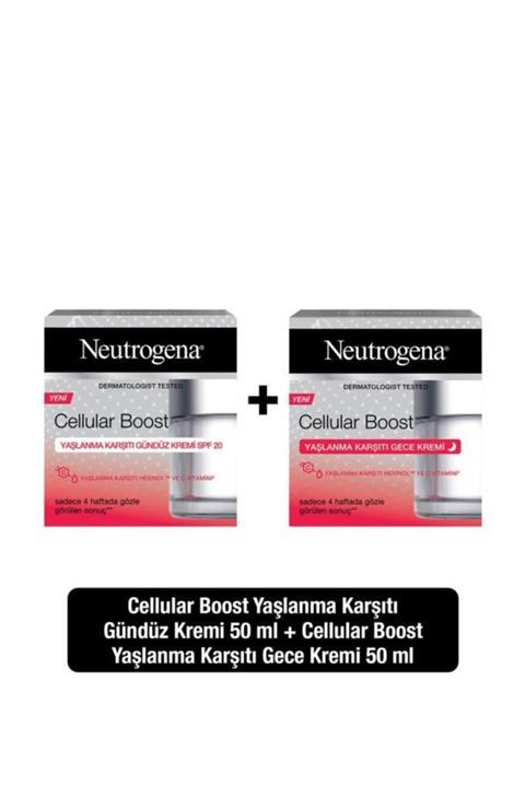 Neutrogena Cellular Boost Gündüz Kremi 50 ml+Gece Kremi 50 ml