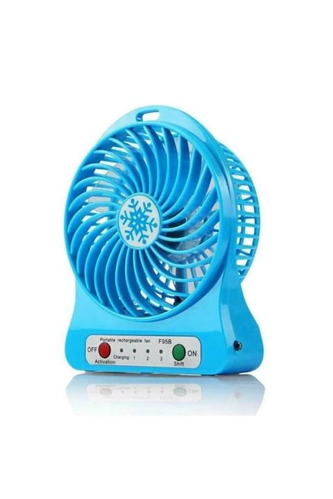 Firsat Ayi Şarjlı El Vantilatörü Masaüstü Kademeli Usb Vantilatör Soğutucu Fan