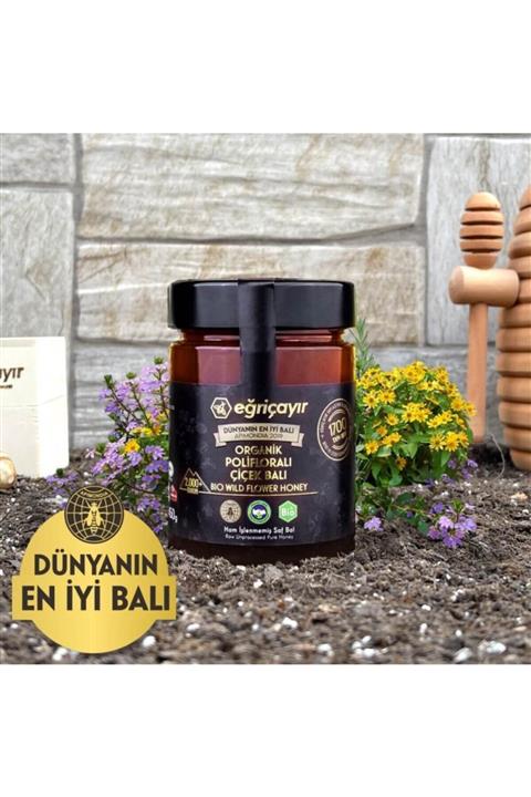 Eğriçayır Organik Polifloralı Bal 450 g
