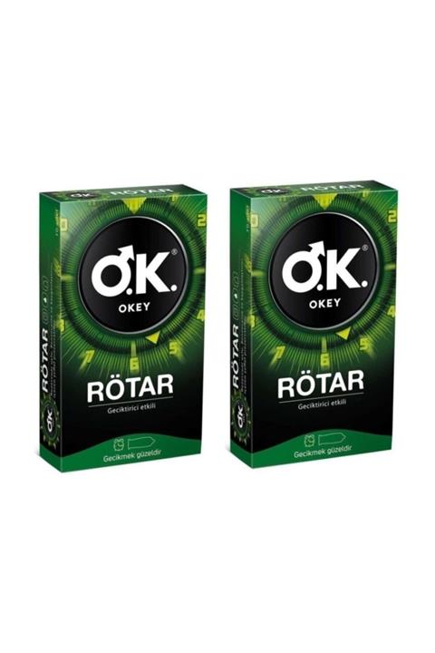 Okey Rötar Geciktirici Etkili Prezervatif 10'lu 2 Paket