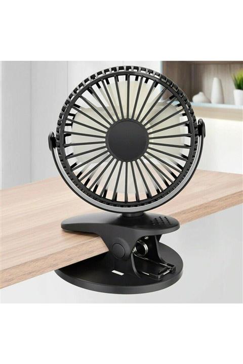 Yussraw Taşınabilir Mini Soğutucu Fan – Şarjlı Tutacaklı Masaüstü Vantilatör Beyaz