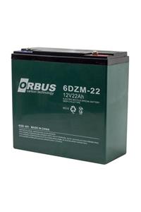 ORBUS Akü 12 Volt 24 Amper / Kıjo ( 180 X 76 X 167 Mm ) ( Elektirikli Bisiklet Aküsü ) 6 Dzm 24