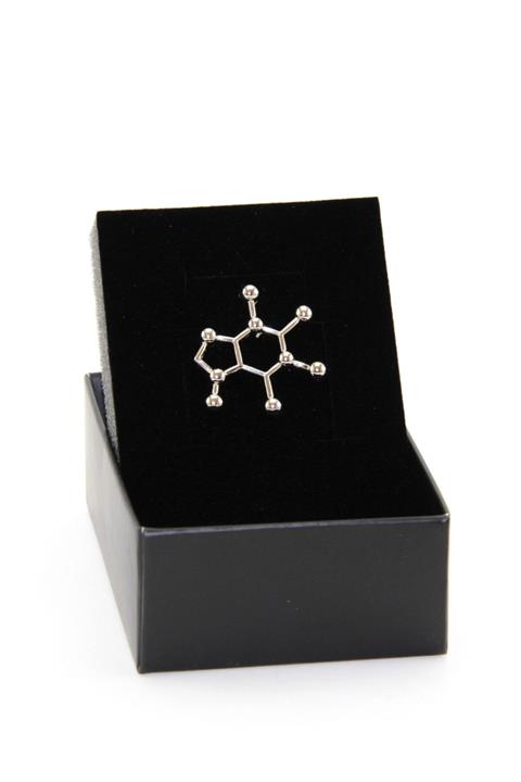 Zaim Aksesuar Kafein Molekülü Broşu