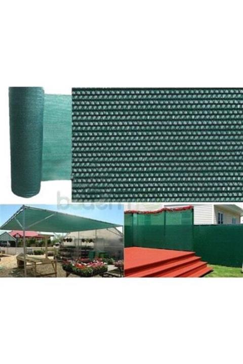 ÜNALLARTARIM %95 Lik 1 X 6 Metre Gölgelik File Bakçe Çit Örtüsü Yeşil Gölgelik Tülü Gölgeleme Filesi