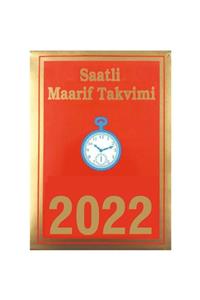 eminönü gezgini 2022 Büyük Saatli Maarif Takvimi Duvar Takvimi Arka Kartonlu