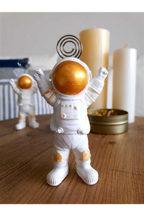 lagomista Astronot Not Ve Fotoğraf Tutucu