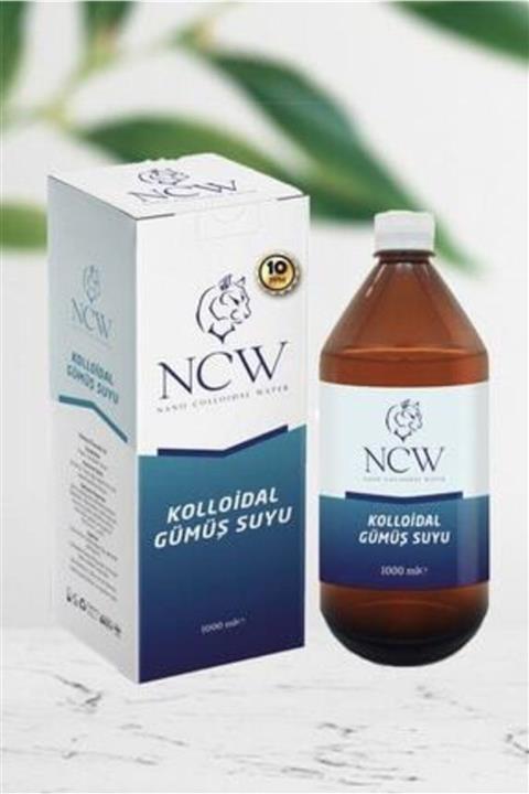 NCW Gümüş Suyu Kolloidal Gümüş Mineralli Su 10 Ppm 1 Lt